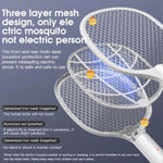 ElectroBite™ - Raqueta Eléctrica Mata Insectos Recargable